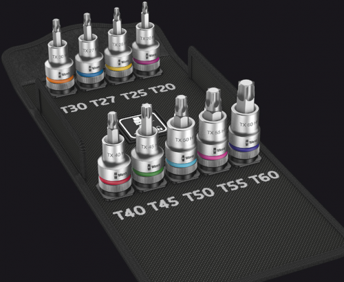 Wera hylssats torx 1/2" 9st