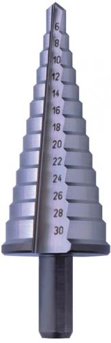 Stegborr med rakt skär 2 mm steg (TiN)