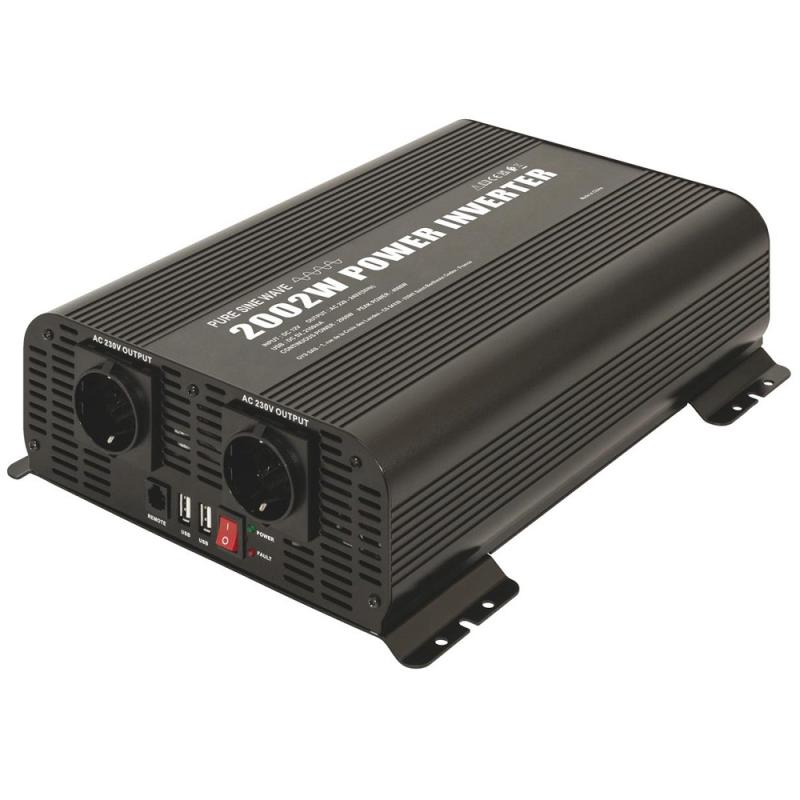 GYS inverter/omformare 24V till 230V 2000W Pure sinus