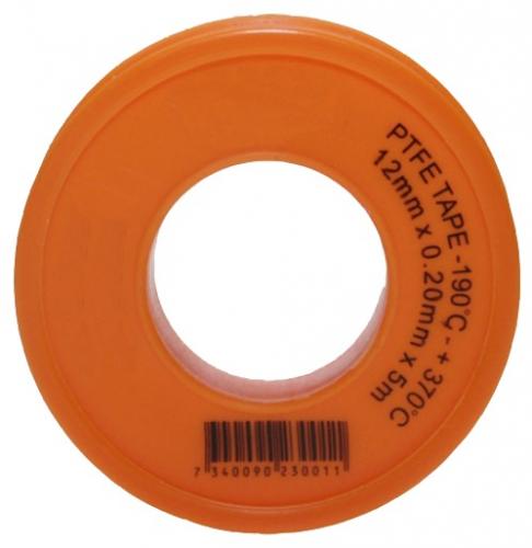 Gängtejp PTFE 12/19mm, extra tjock (10-pack)