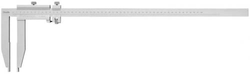 Verkstadsskjutmått analog med finjustering 0-500mm