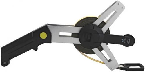 Stålmåttband på aluminiumhållare