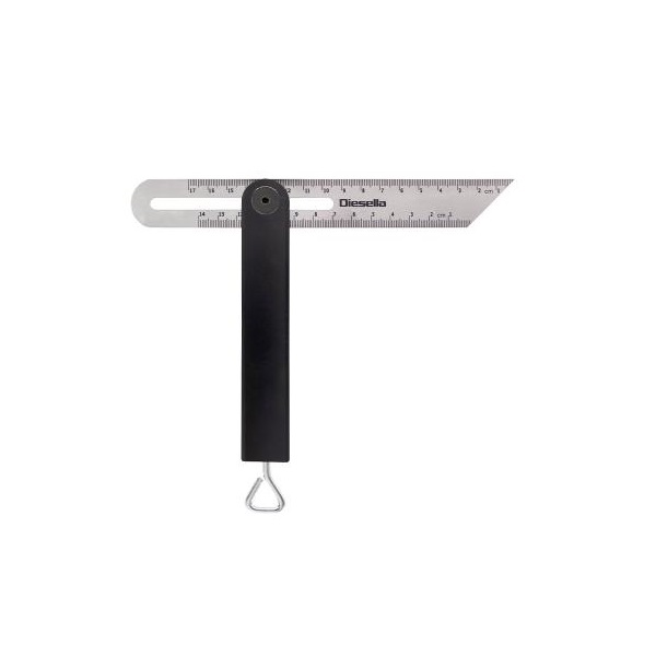 Diesella smygvinkel med låsfunktion (200mm) (2-sidig)