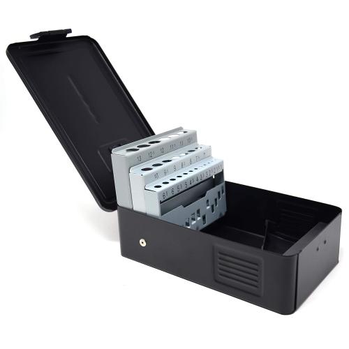 Borrkassett 1-13 x 0,5mm TOM (svart)