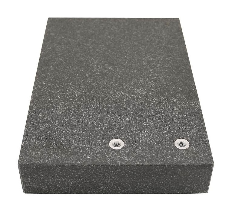 Planskiva granit DIN 876/0 med 2xM8 gänghål (300x200x50mm)