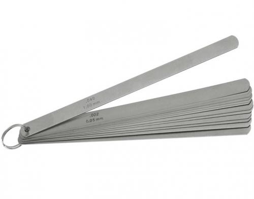 Bladmått/slitsmått 200mm 0.05-1.00mm 20st