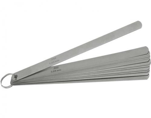 Bladmått/slitsmått 300mm 0.05-1.00mm 13st