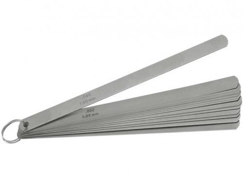 Bladmått/slitsmått 500mm 0.05-1.00mm 13st