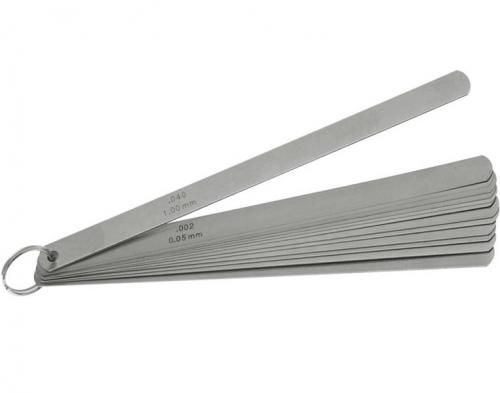 ​Bladmått/slitsmått 500mm 0.10-2.0mm 20st​