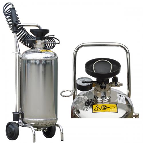 Koncentratspruta 24l rostfri lans och 10m spiralslang