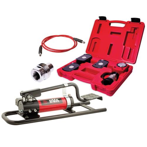 BVA Hydraulics flatcylinderkit 10 ton med pump