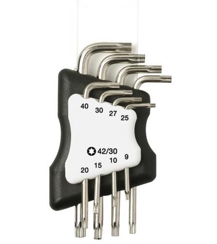 A-MAG Rostfri L-nyckelsats torx