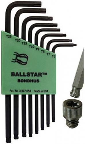 Bondhus LTX8S torxnyckelsats med kula (T6-T25)