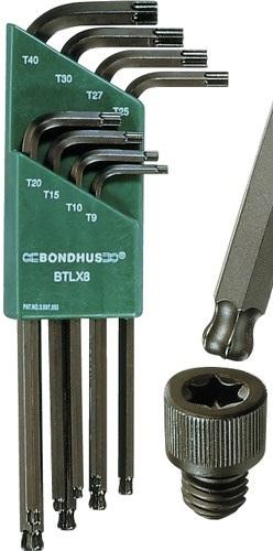Bondhus Torxnyckelsats LTX8 med kula