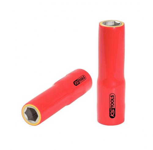 KS-Tools 1/2" VDE-isolerad hylsa lång 6pt 8-32mm