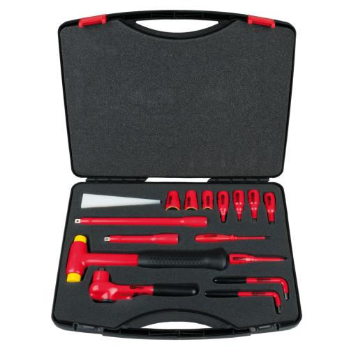 KS Tools 3/8" Hylsnyckelsats 6pt 13-19mm VDE