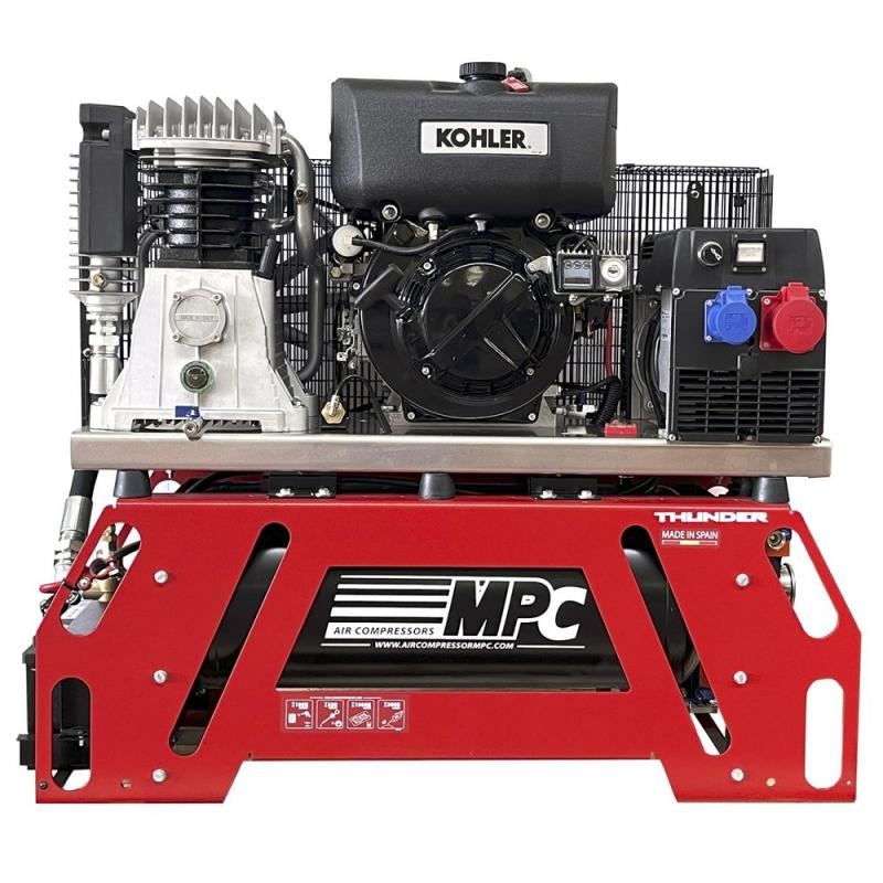 MPC Thunder 130 III dieselkompressor+elverk