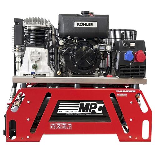 MPC Thunder 130 III dieselkompressor+elverk