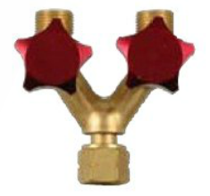 Dubbeluttag för gas