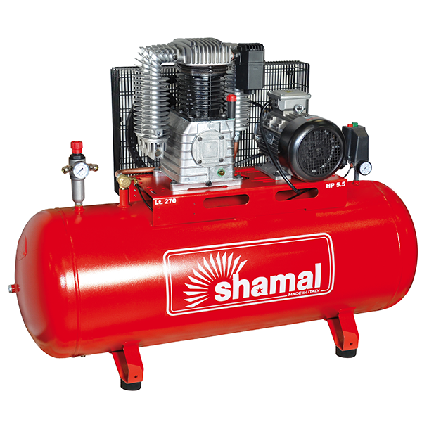 Shamal kolvkompressor HD K30 (5,5hk/14bar/270l)