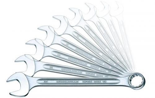 Stahlwille pu-/blocknyckelsats 7/16" - 7/8" (8 st)