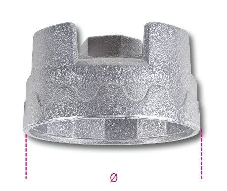 Beta 1493 oljefilterhylsa 16pt 87mm