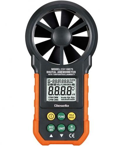 Diesella luftmätare PRO (65mm vinghjulsgivare)