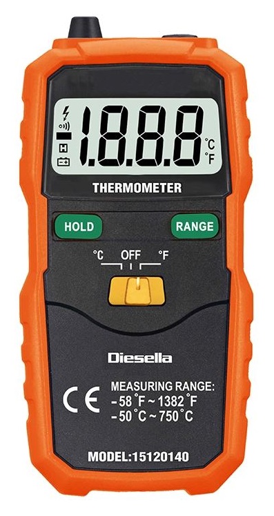 Diesella digital termometer K-typ
