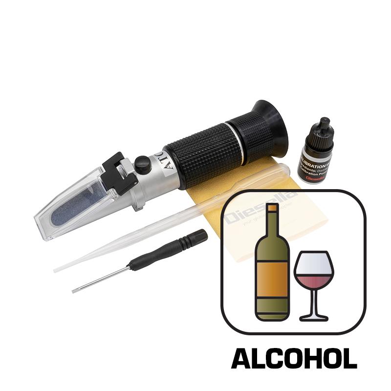 Diesella Refraktometer Alkohol/Vin (klara vätskor)