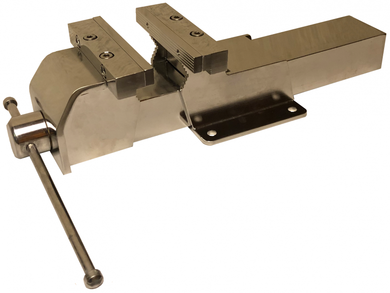 A-MAG Rostfritt skruvstäd 150mm