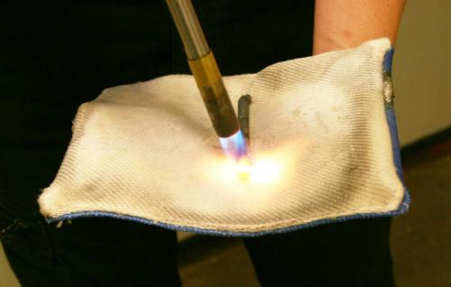 Flamskyddsduk 210x250mm (2400°C)