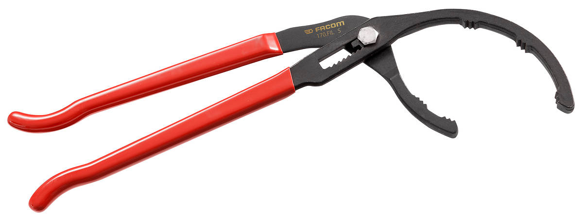 FACOM 170.FIL Pince à Filtres Rouge XL - Diamètres 95 à 178 Mm