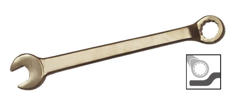 Gnistfri blocknyckel 10-32 mm offset