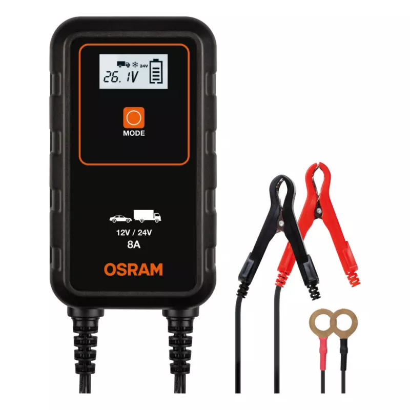 Osram 908 Batteriladdare 12/24V