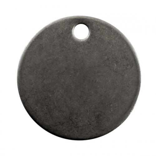 Nyckelbricka/nyckeltag rostfritt stål Ø32mm 50st