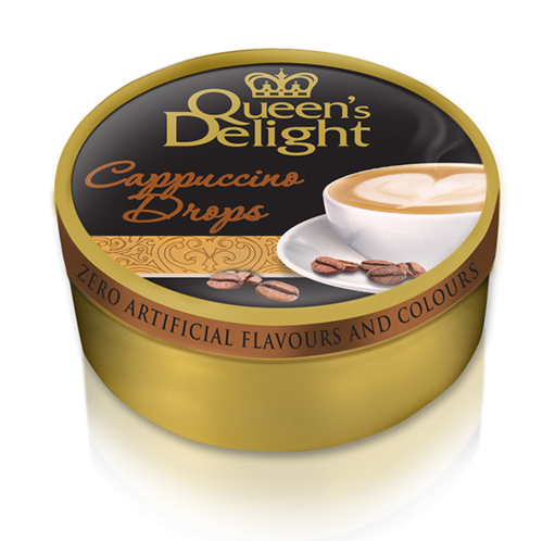 Queen's delight hårda karameller "Cappuccino drops" 150g