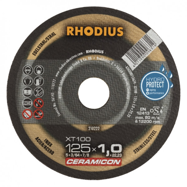 Rhodius XT100 Ceramicon kapskivor (25-pack)