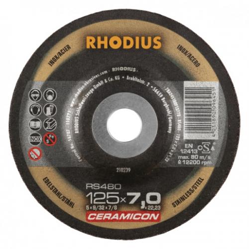 Rhodius RS480 Ceramicon slipskivor
