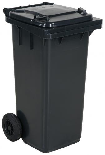 Avfallskärl 120l, grått lock