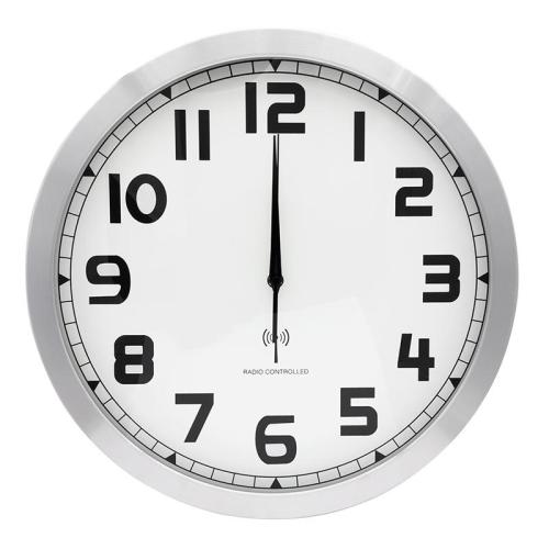 Väggklocka/väggur Ø40cm, "radiostyrd"