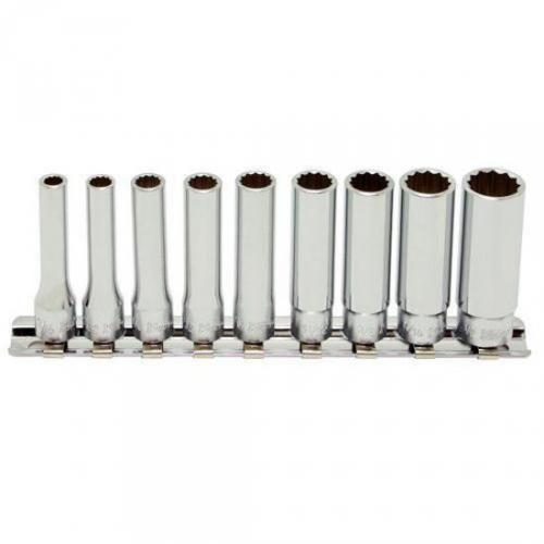 Koken 1/4" hylsa lång 12pt 3/16"-1/2"