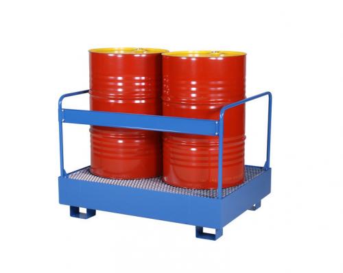 2 fat stående m skyddsräcke