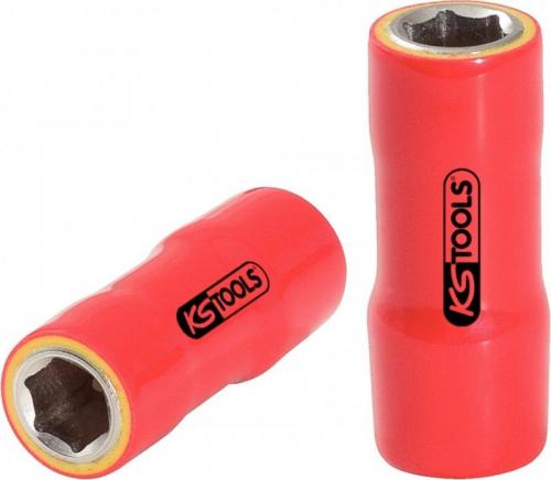 KS-Tools 1/4" VDE-isolerad hylsa 12pt 4-14mm