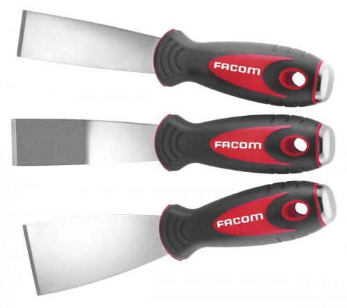 Facom sats 3 rostfria skrapor