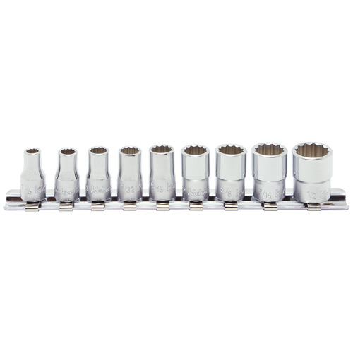 Koken 1/4" hylssats 12pt 3/16"-1/2"