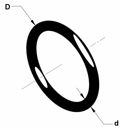 Teseo AP20 O-ring blå