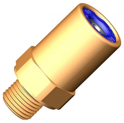 Raufoss ABC - rak instickskoppling M10x1.0