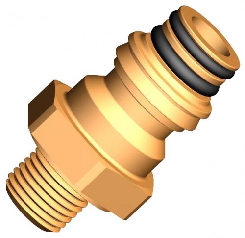 Raufoss ABC - svivlande instickskoppling HEAVY DUTY