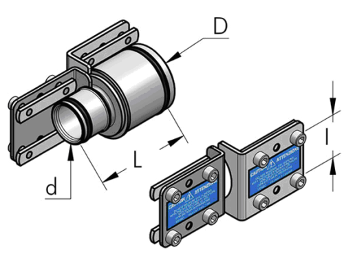 Teseo HBS32 Reduseringsplatta HBS32-HBS25