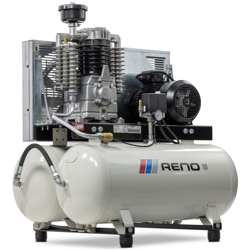 Reno ​industrikompressor (5,5hk/11bar/2x90l)